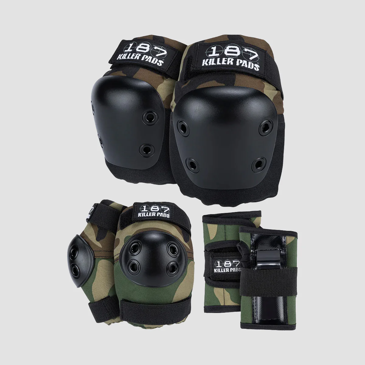 187 Killer Pads Adult Six Pack Set Camo