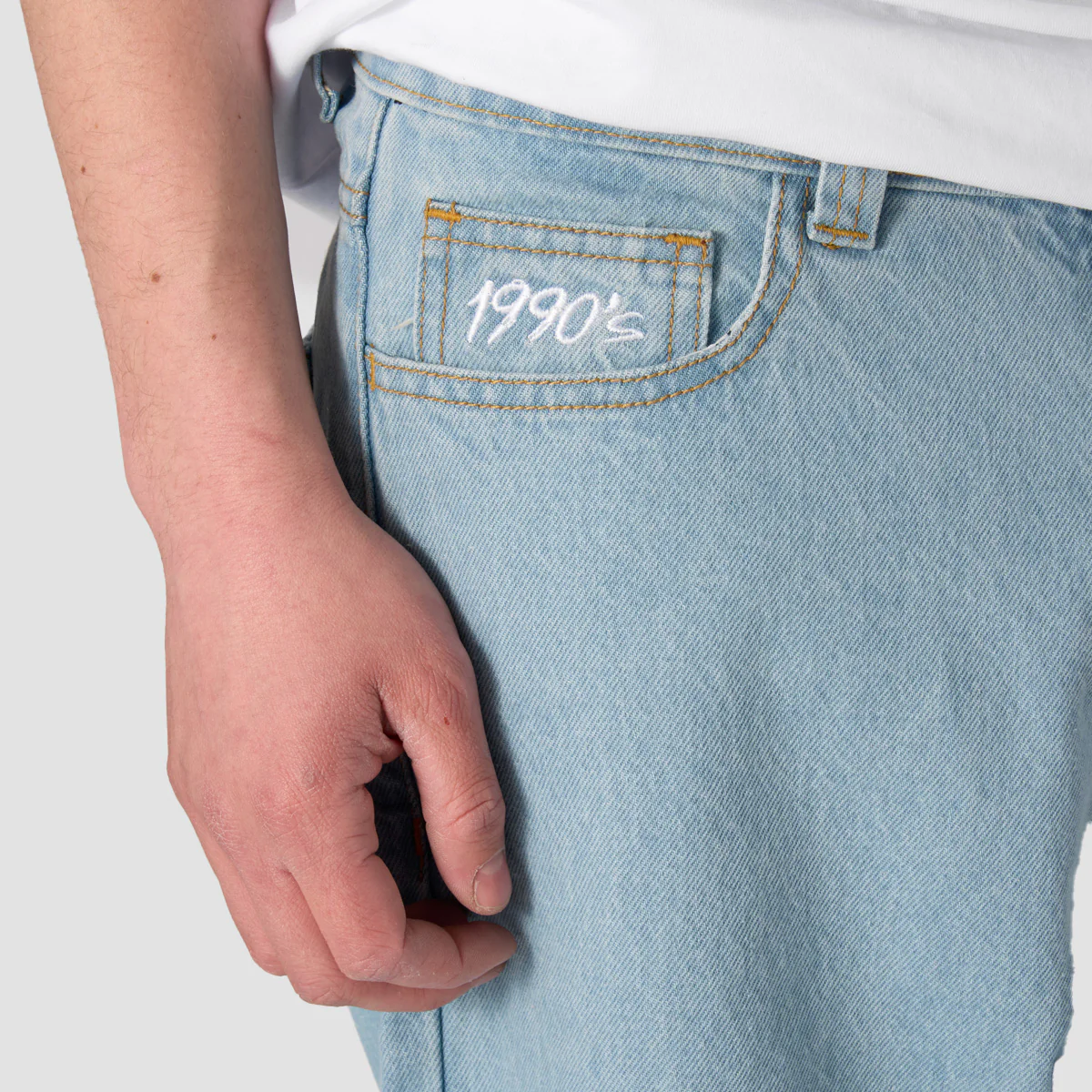 1990's Jeans Blue Wash - Image 3