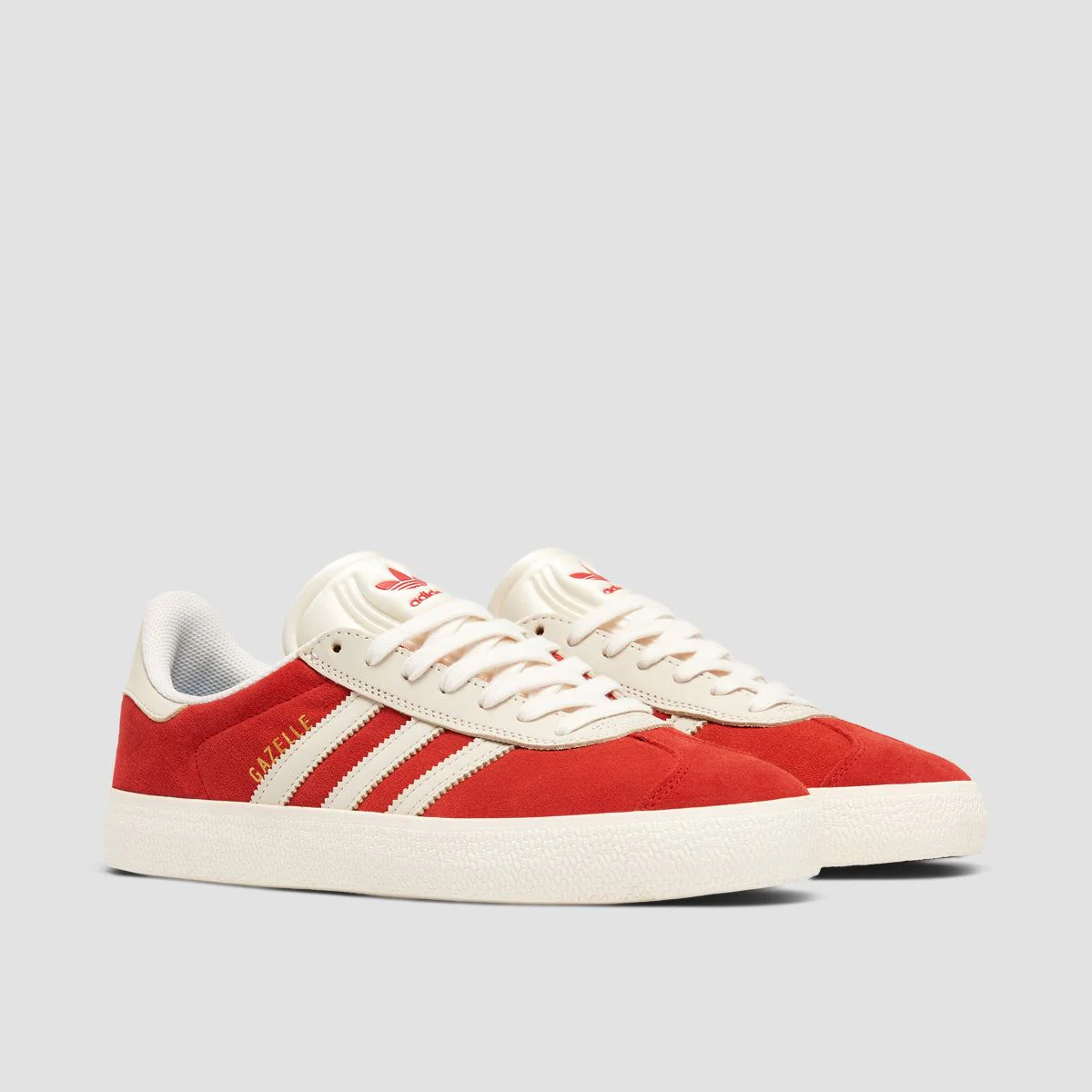 adidas Gazelle Shoes - Better Scarlet/Chalk White/Gold Met. - Image 2