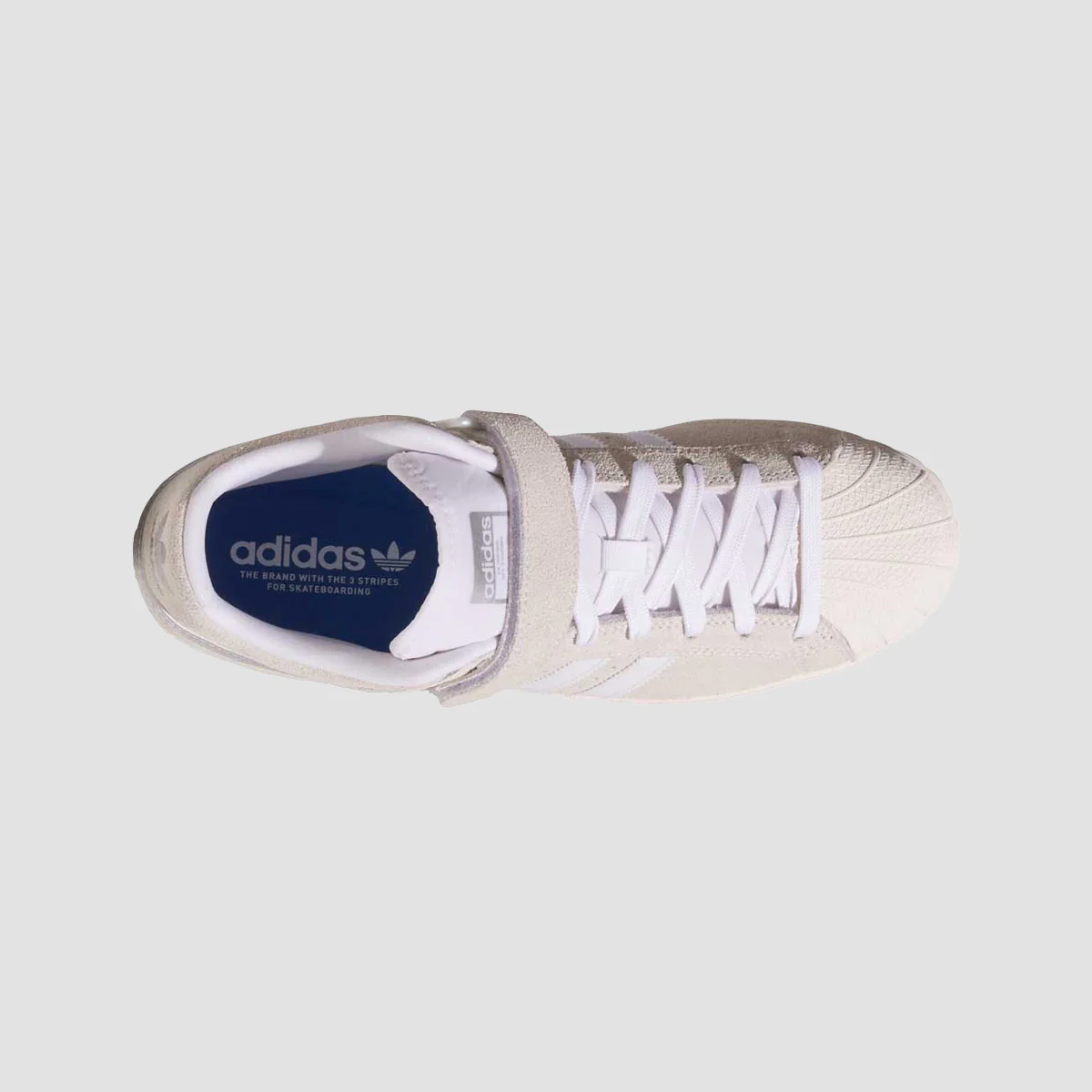 adidas Pro Shell Mid Top Shoes - Ftwr White/Matte Silver/Chalk White - Image 2