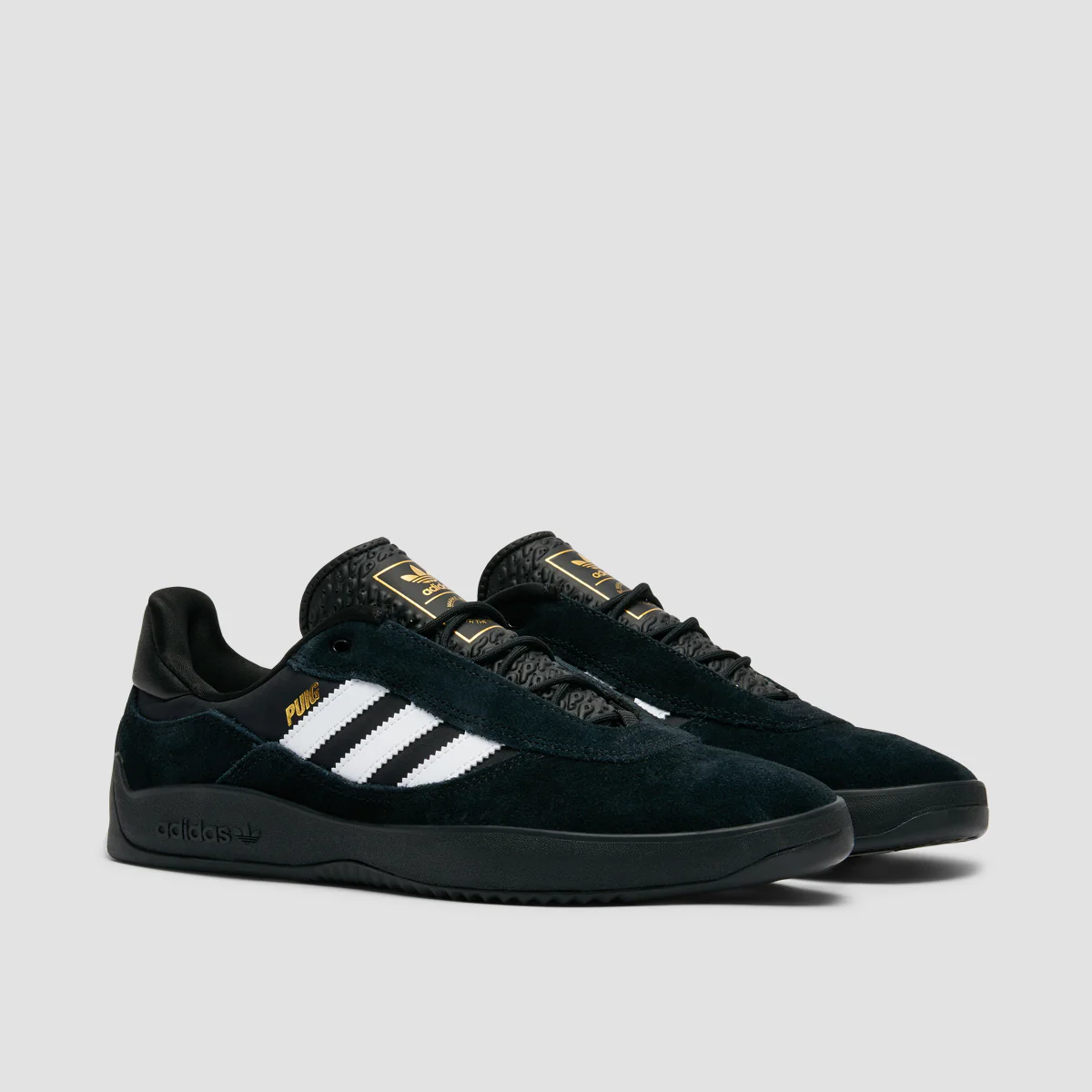 adidas Puig Shoes - Core Black/Ftwr White/Gold Metallic - Image 2
