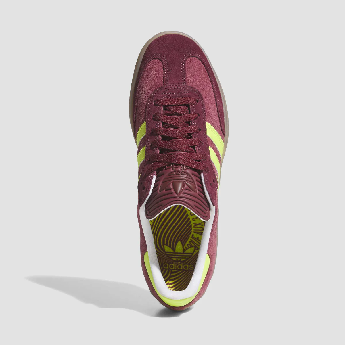 adidas Puig Samba Shoes - Maroon/Semi Solar Yellow/Shadow Red - Image 2