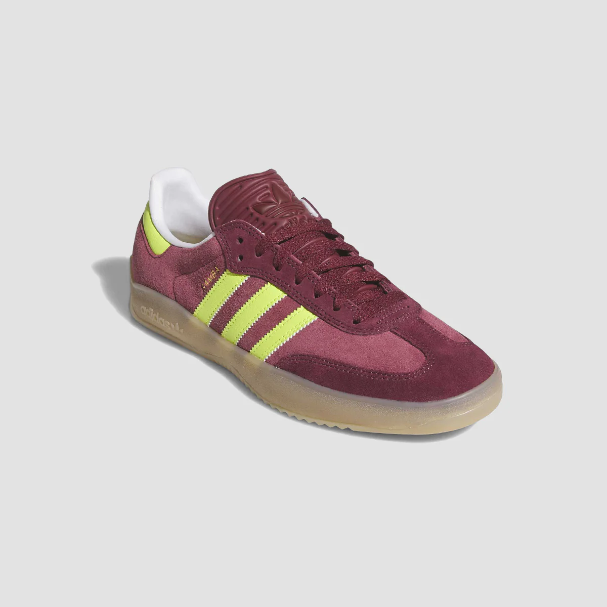 adidas Puig Samba Shoes - Maroon/Semi Solar Yellow/Shadow Red - Image 4