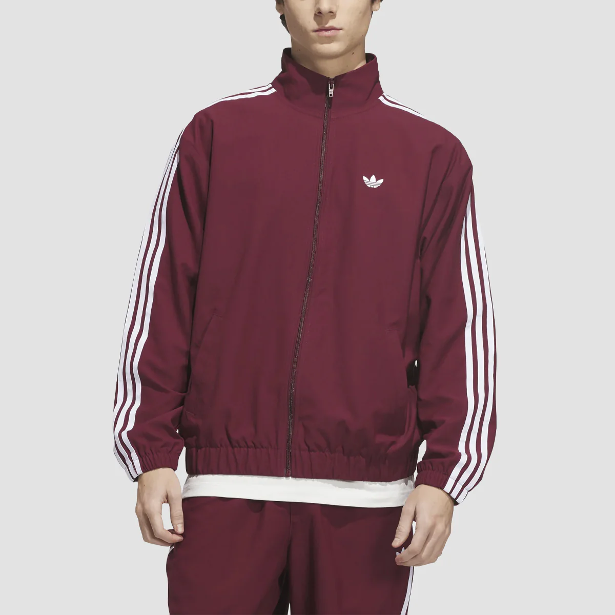 adidas Skateboarding Superfire Track Jacket Shadow Red/White