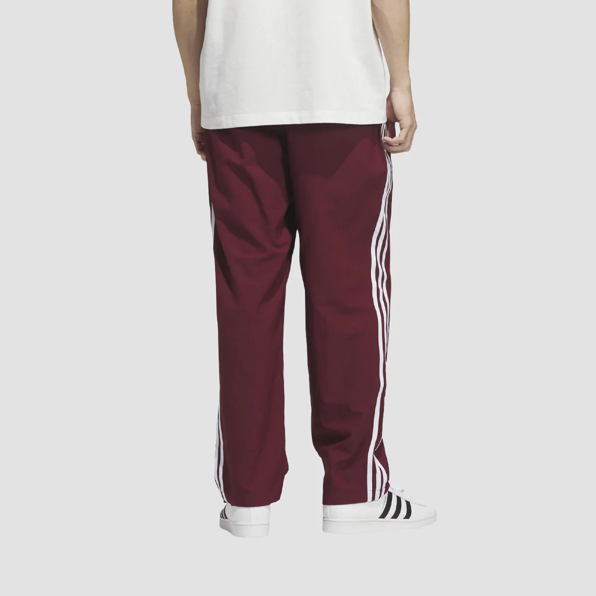 adidas Skateboarding Superfire Track Pants Shadow Red/White - Image 2