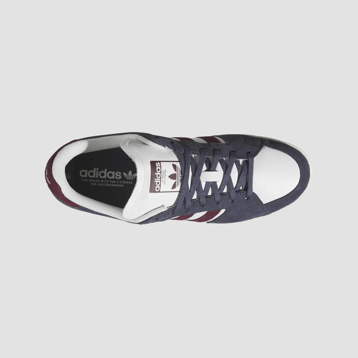 adidas Superskate Low Shoes - Shadow Navy/Maroon/Crystal White - Image 2