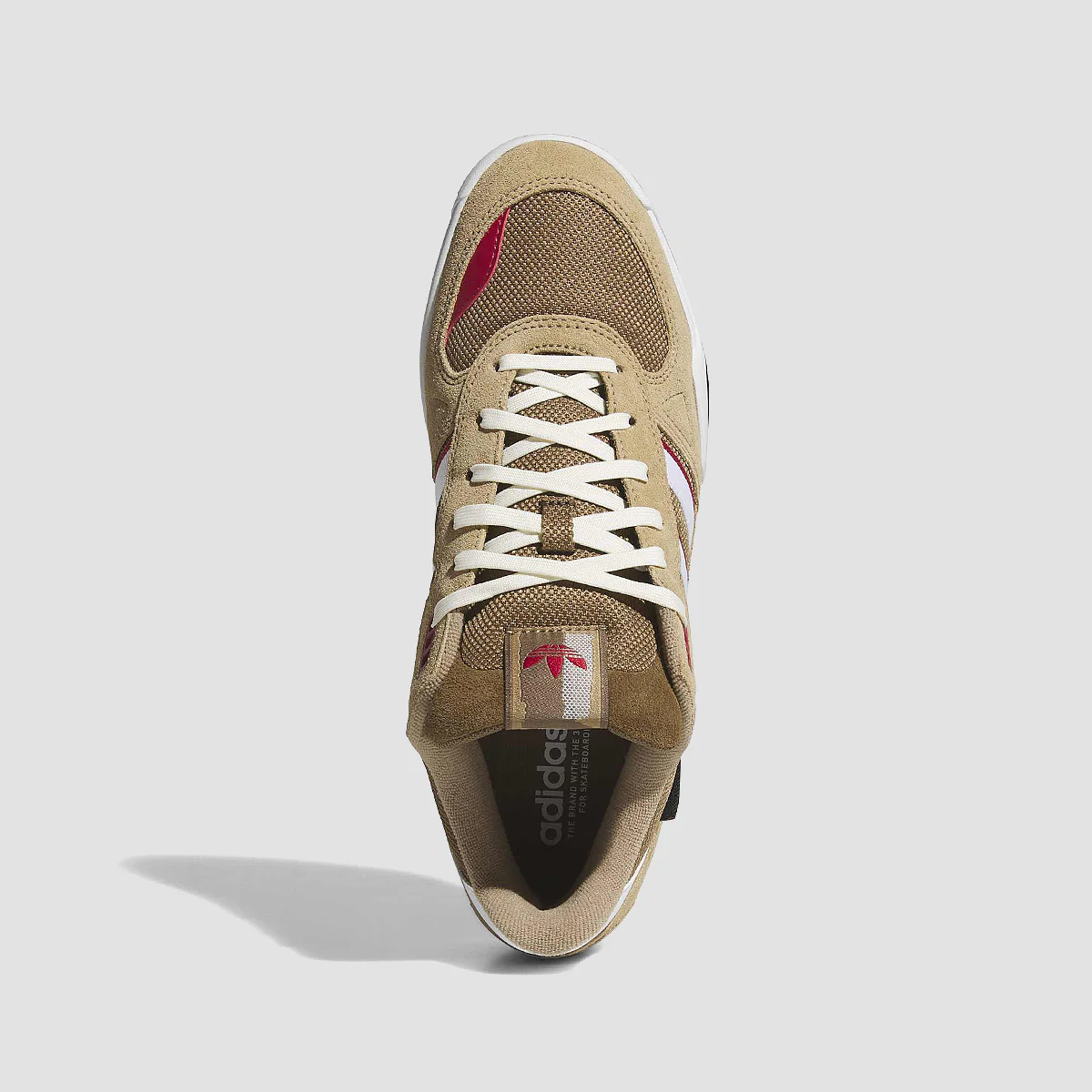 adidas Tekkira Cup Shoes - Cardboard/Ftwr White/Team Victory Red - Image 2