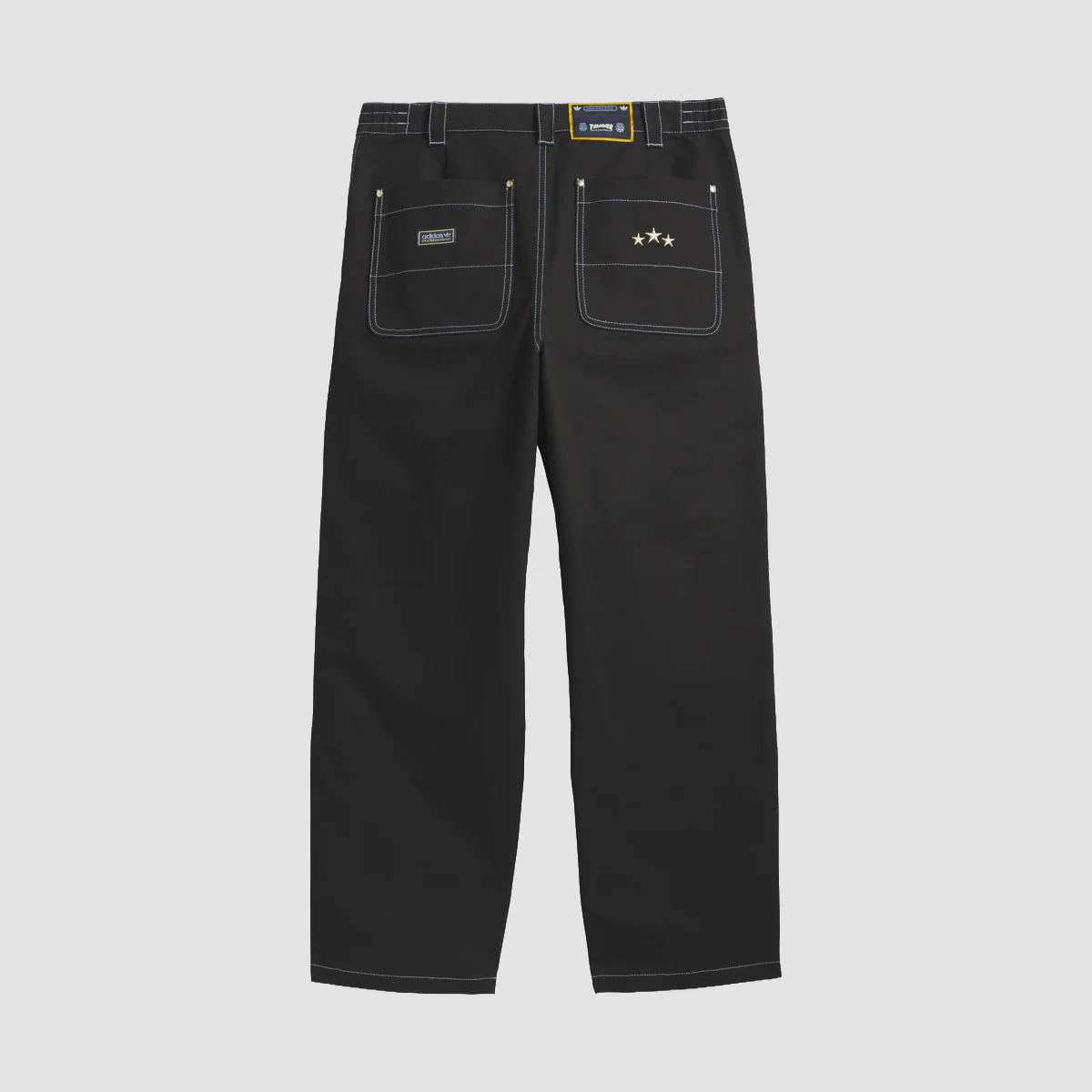 adidas X Thrasher X AFA Argentina Chino Pants Black - Image 2