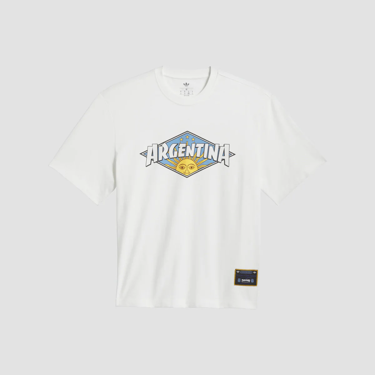 adidas X Thrasher X AFA Argentina T-Shirt Core White