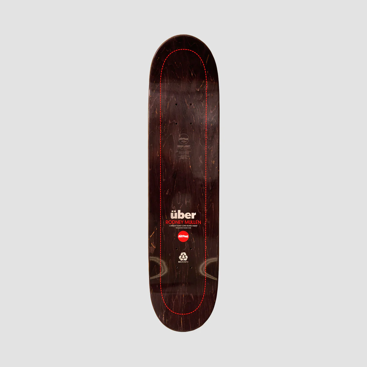 Almost Uber Elite Skateboard Deck Rodney Mullen/Green - 8" - Image 2