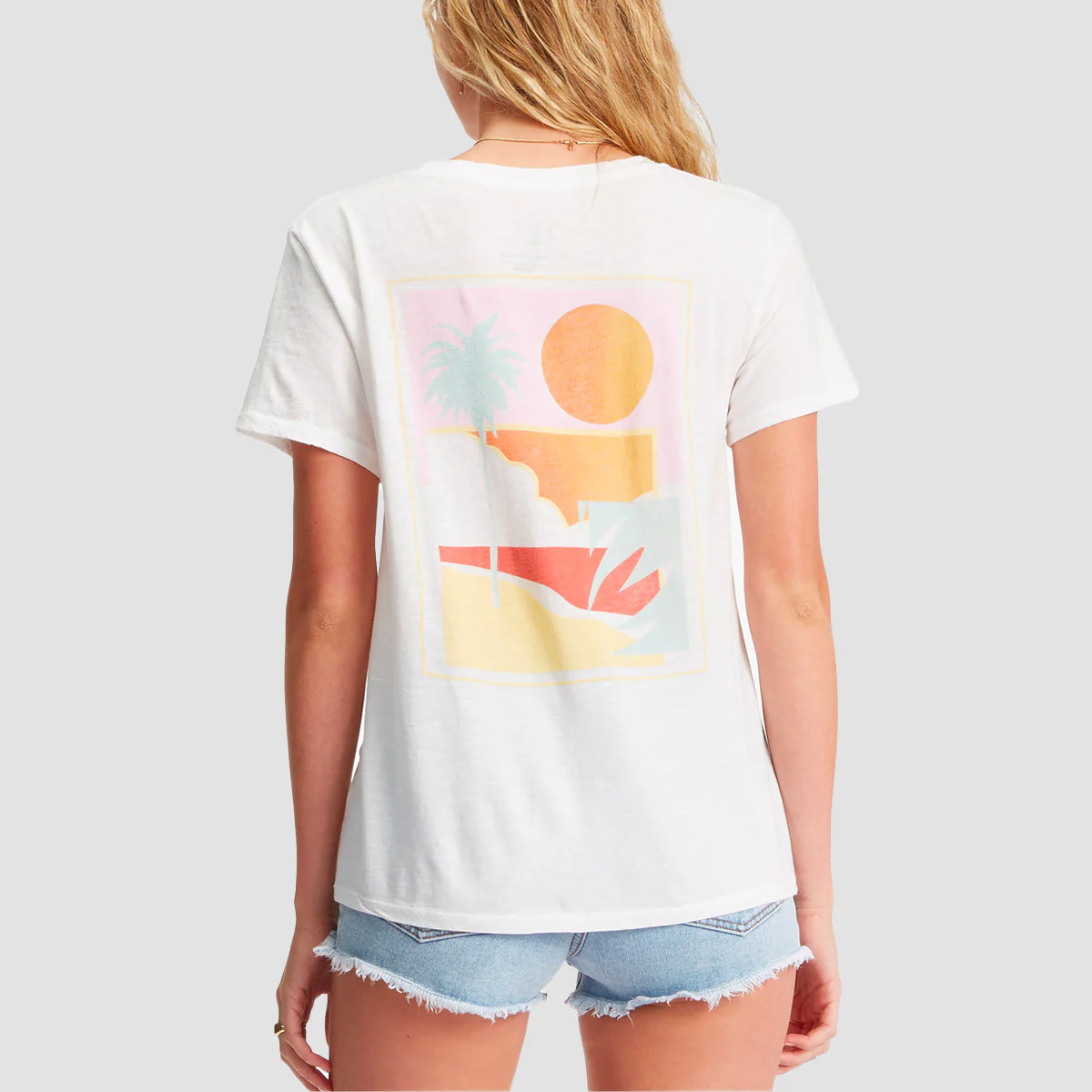 Billabong Modern Lovers T-Shirt Salt Crystal - Womens - Image 2