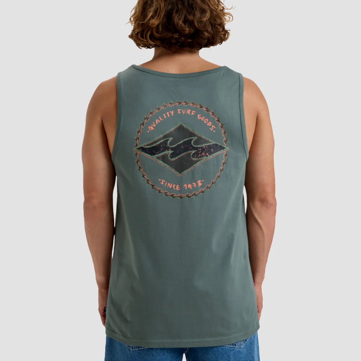 Billabong Rotor Diamond Vest Dark Slate - Image 2