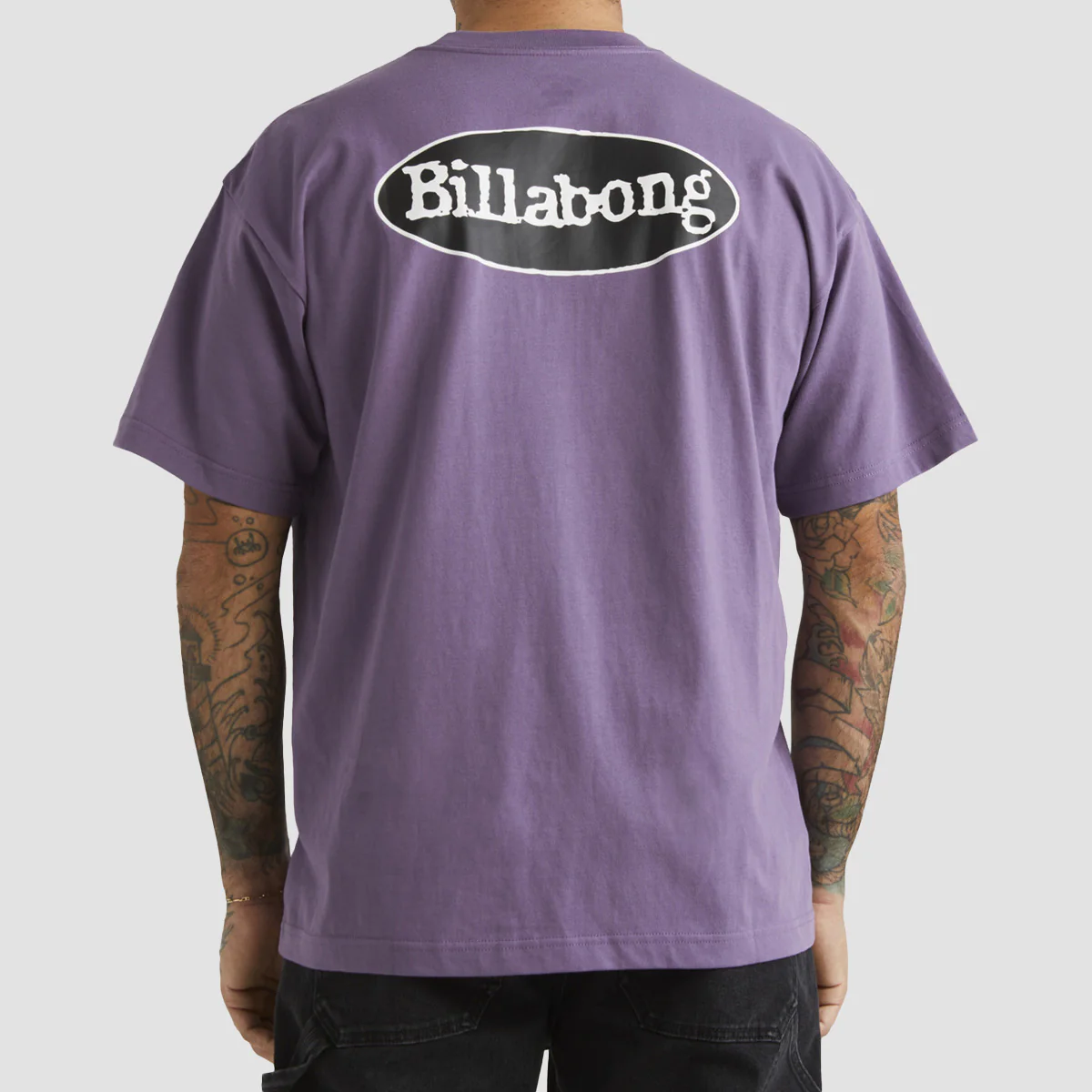 Billabong Stacked Og T-Shirt Dusty Grape - Image 3