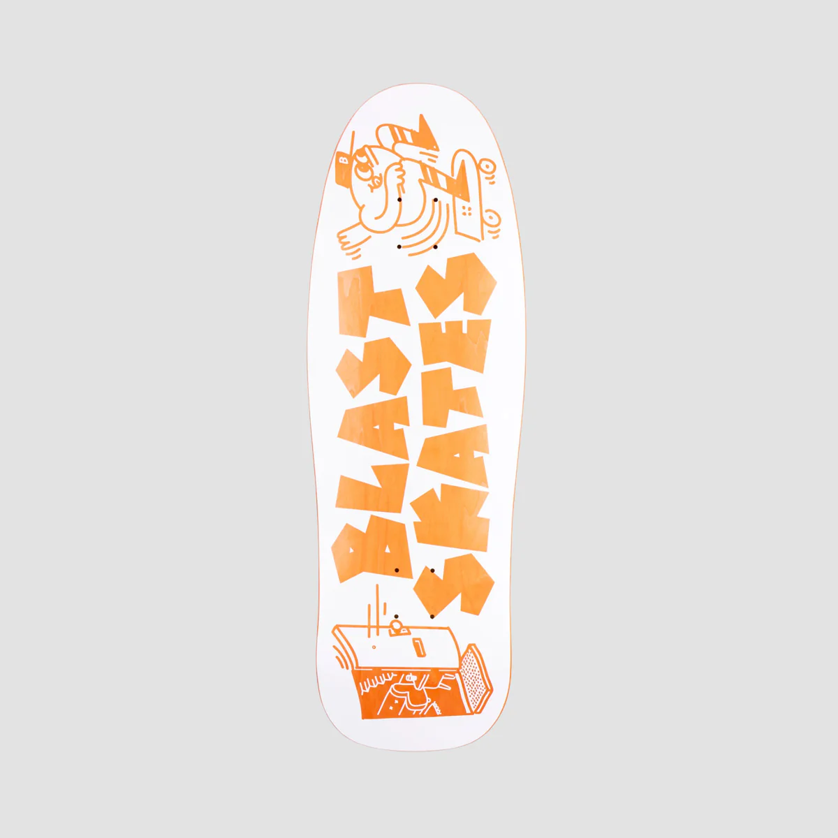 Blast Skates Ragin Skateboard Deck Various Stains - 10"