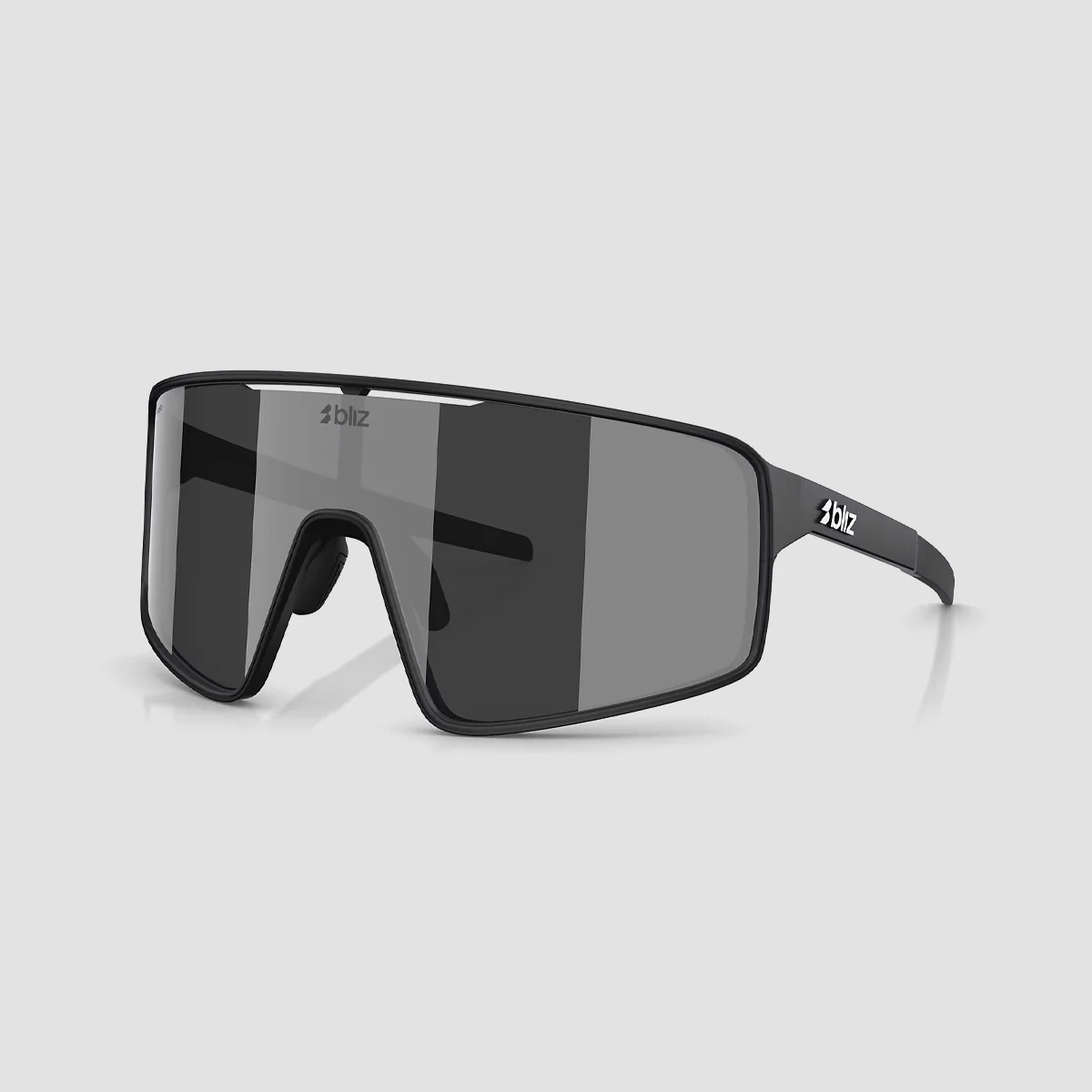 Bliz P001 Sunglasses Matte Black/Smoke/Silver Mirror