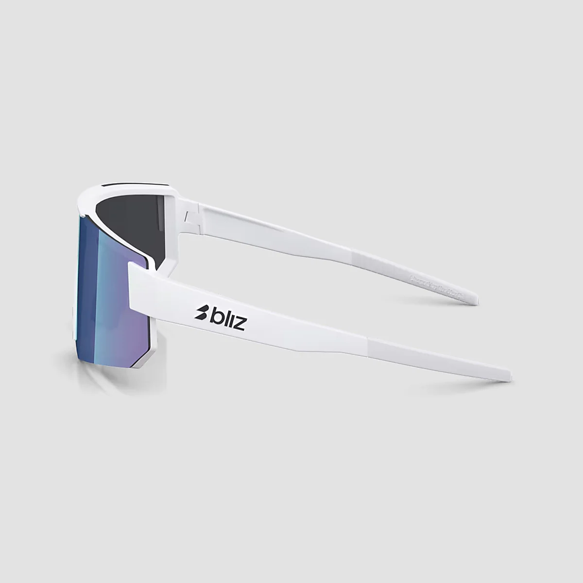 Bliz P005 Sunglasses Matte White/Smoke/Blue Multicolour - Image 2