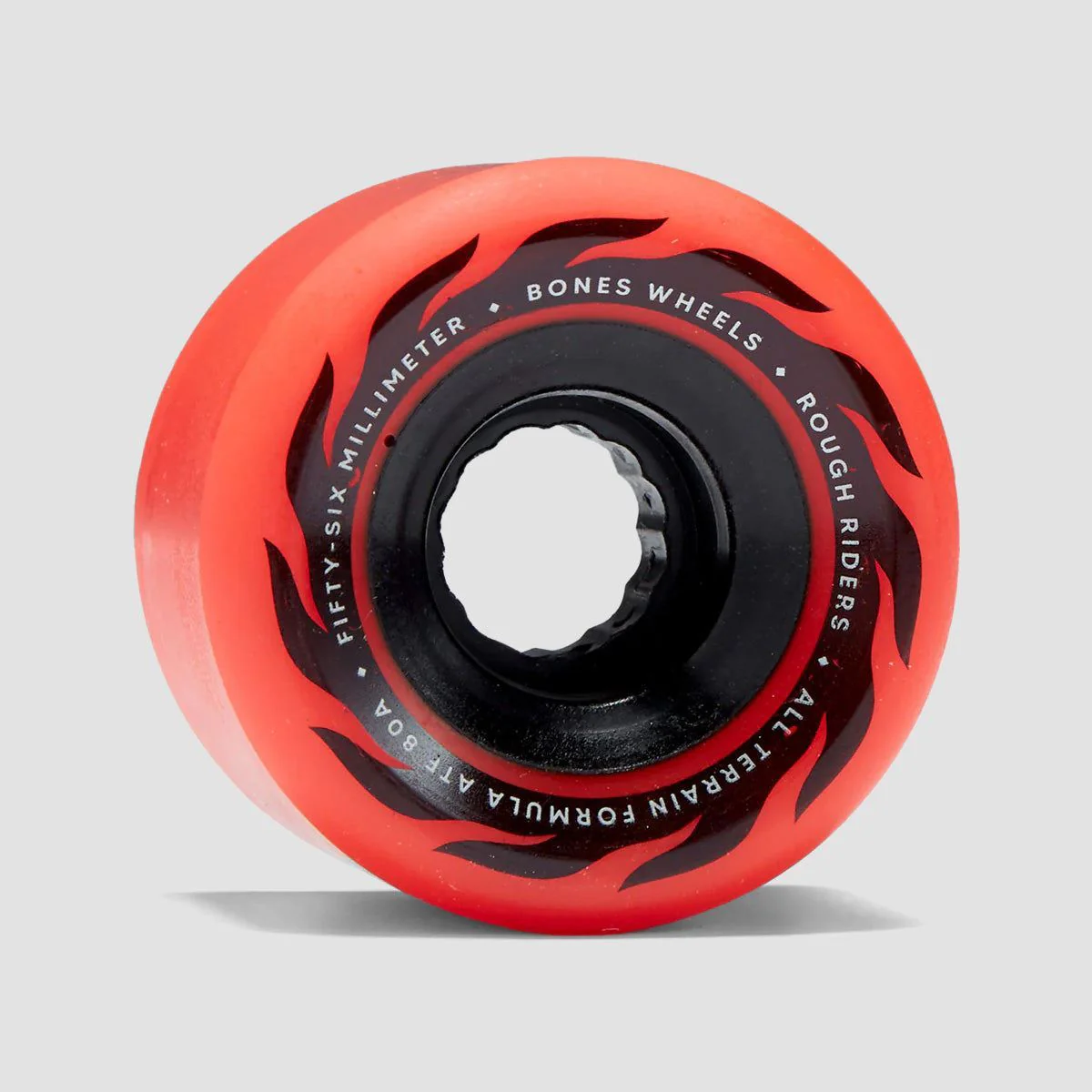 Bones Rough Riders Eternal Flame 80A ATF Skateboard Wheels Red 56mm - Image 2
