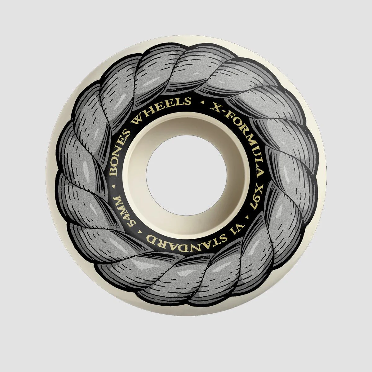 Bones X-Formula XF Standard V1 97A Skateboard Wheels White 54mm