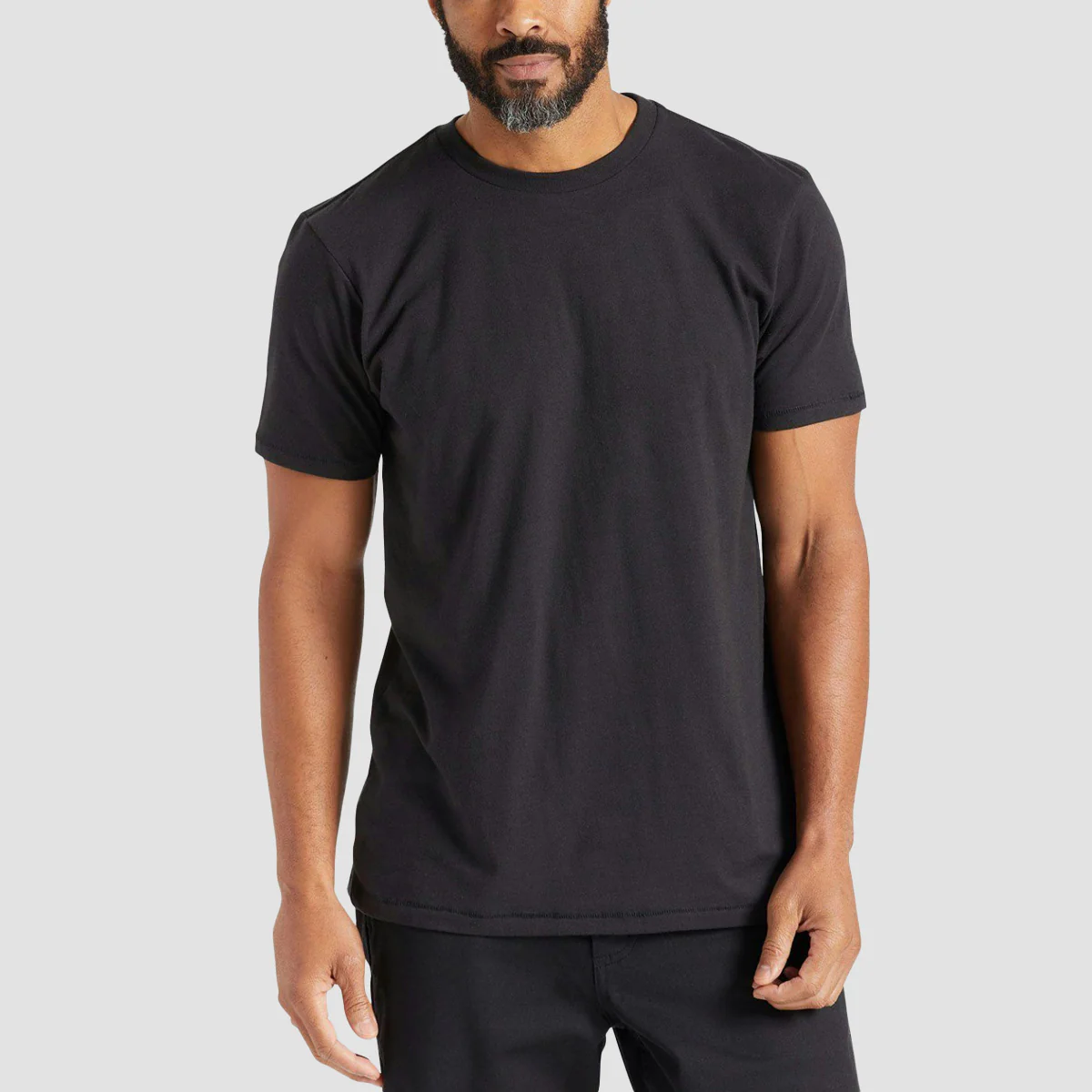 Brixton Basic Tailored T-Shirt Black - Image 2