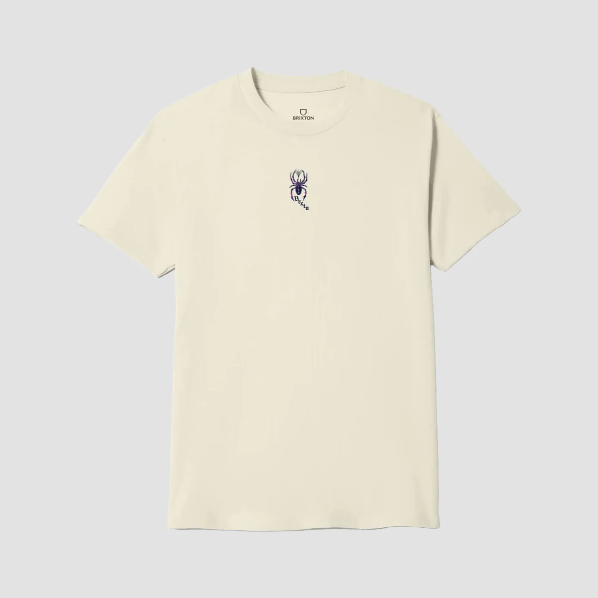 Brixton Beasley T-Shirt Cream - Image 2