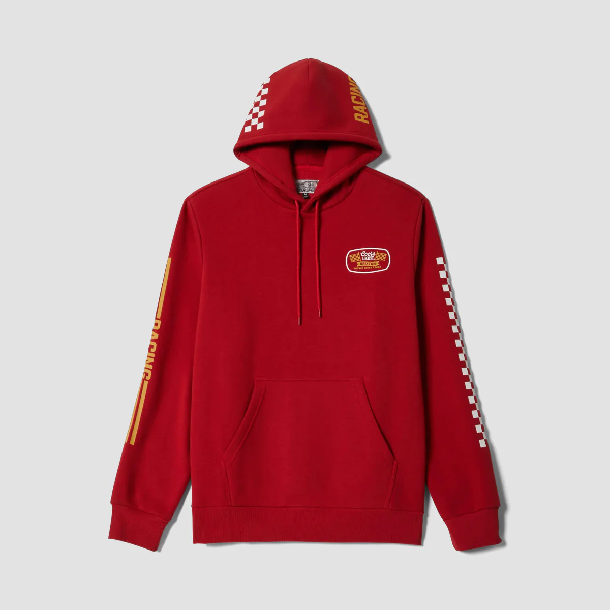 Brixton Coors Light Pit Stop Pullover Hoodie Coors Red