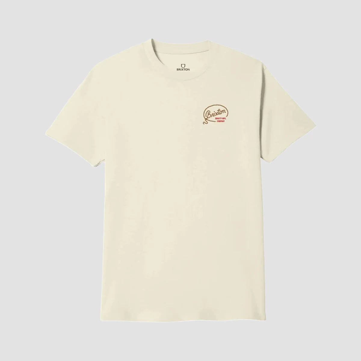 Brixton Gallatin T-Shirt Cream - Image 2