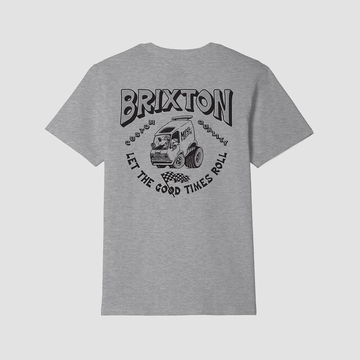 Brixton Garnet T-Shirt Heather Grey