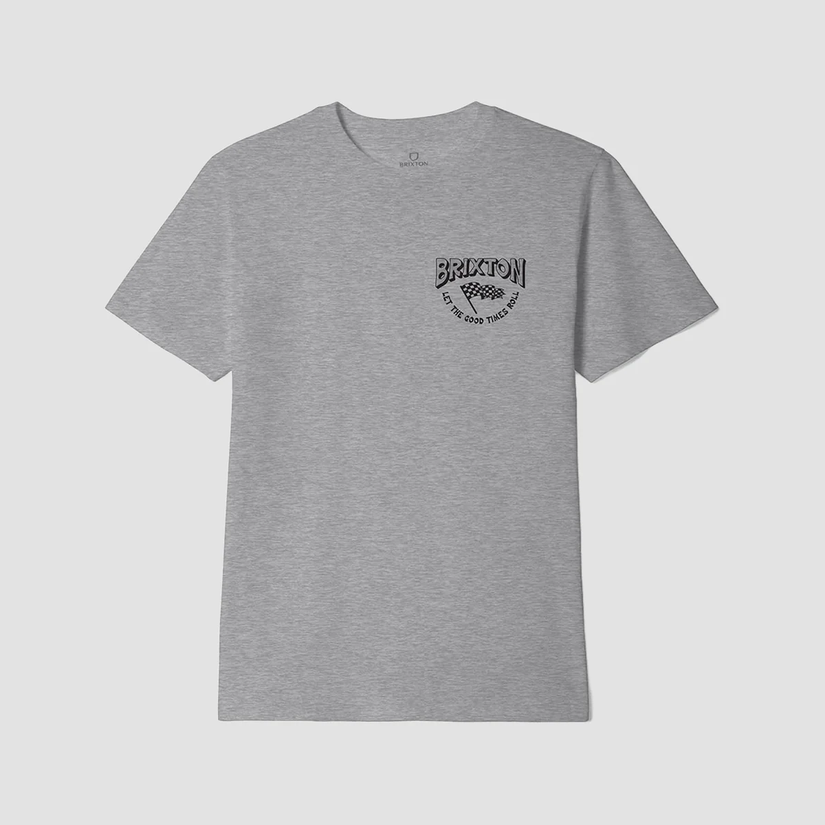 Brixton Garnet T-Shirt Heather Grey - Image 2