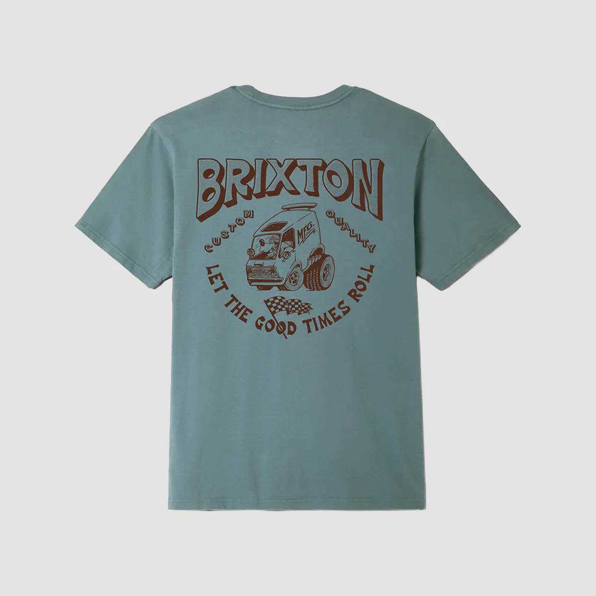 Brixton Garnet T-Shirt Ocean Breeze