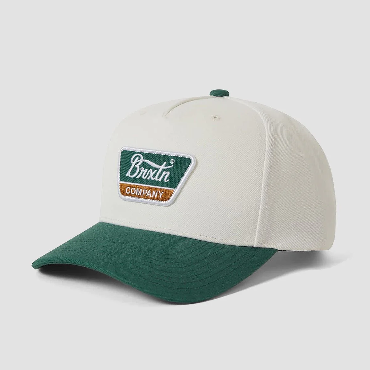 Brixton Linwood C Netplus MP Snapback Cap Off White/Primal Green