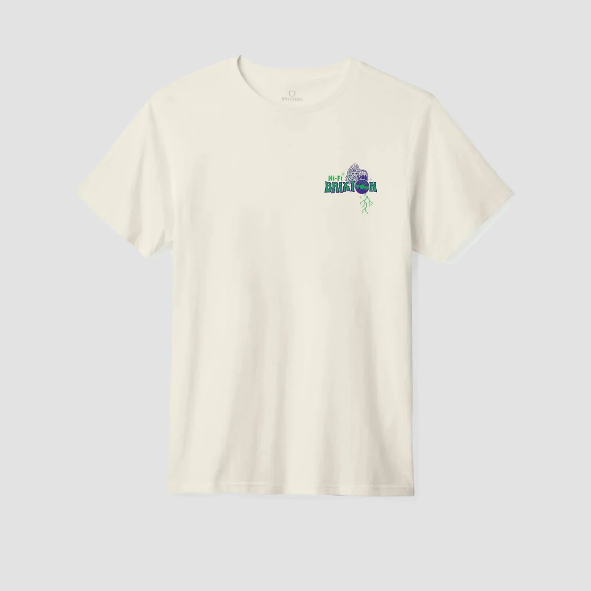Brixton Maddox T-Shirt Cream - Image 2
