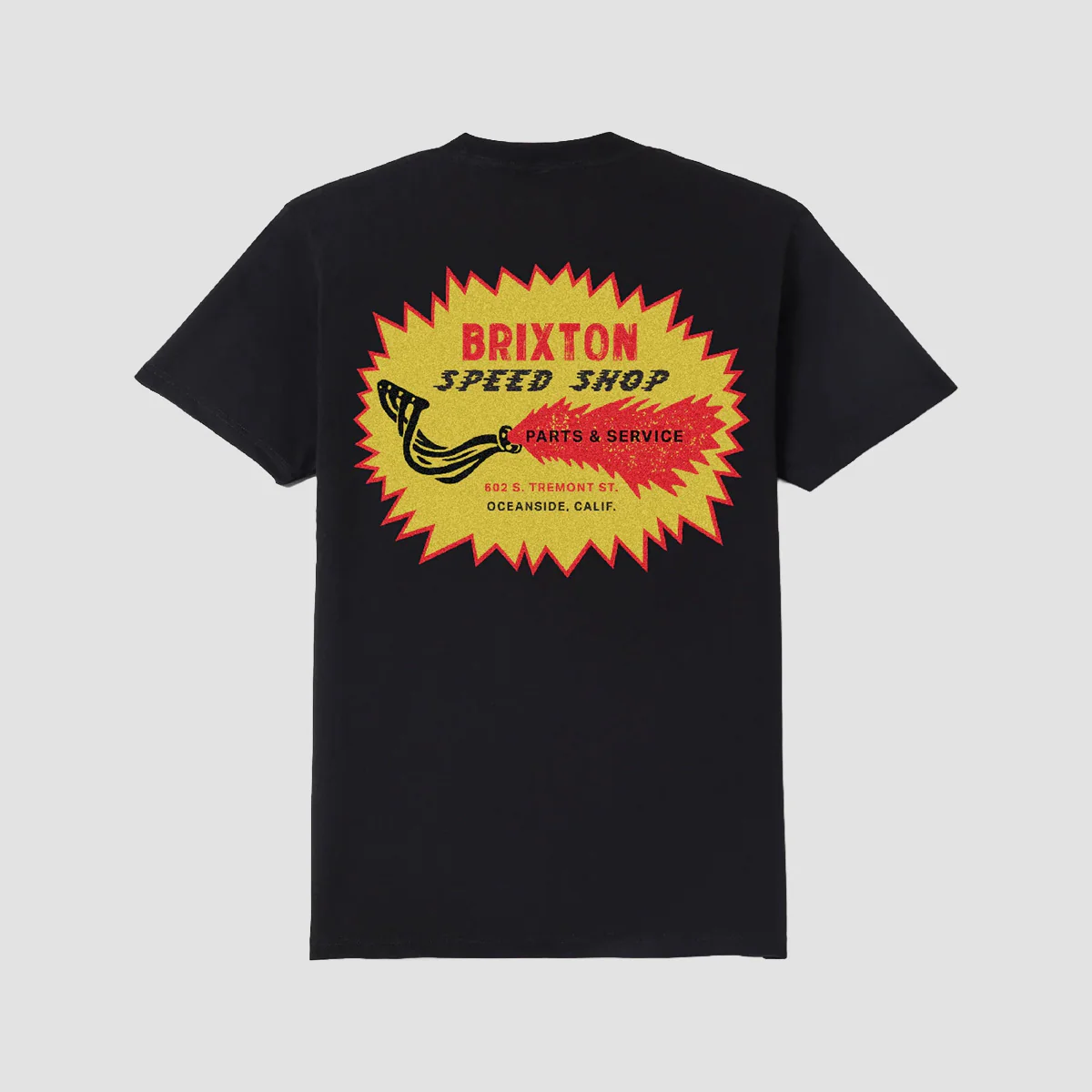 Brixton Mavis T-Shirt Black Worn Wash