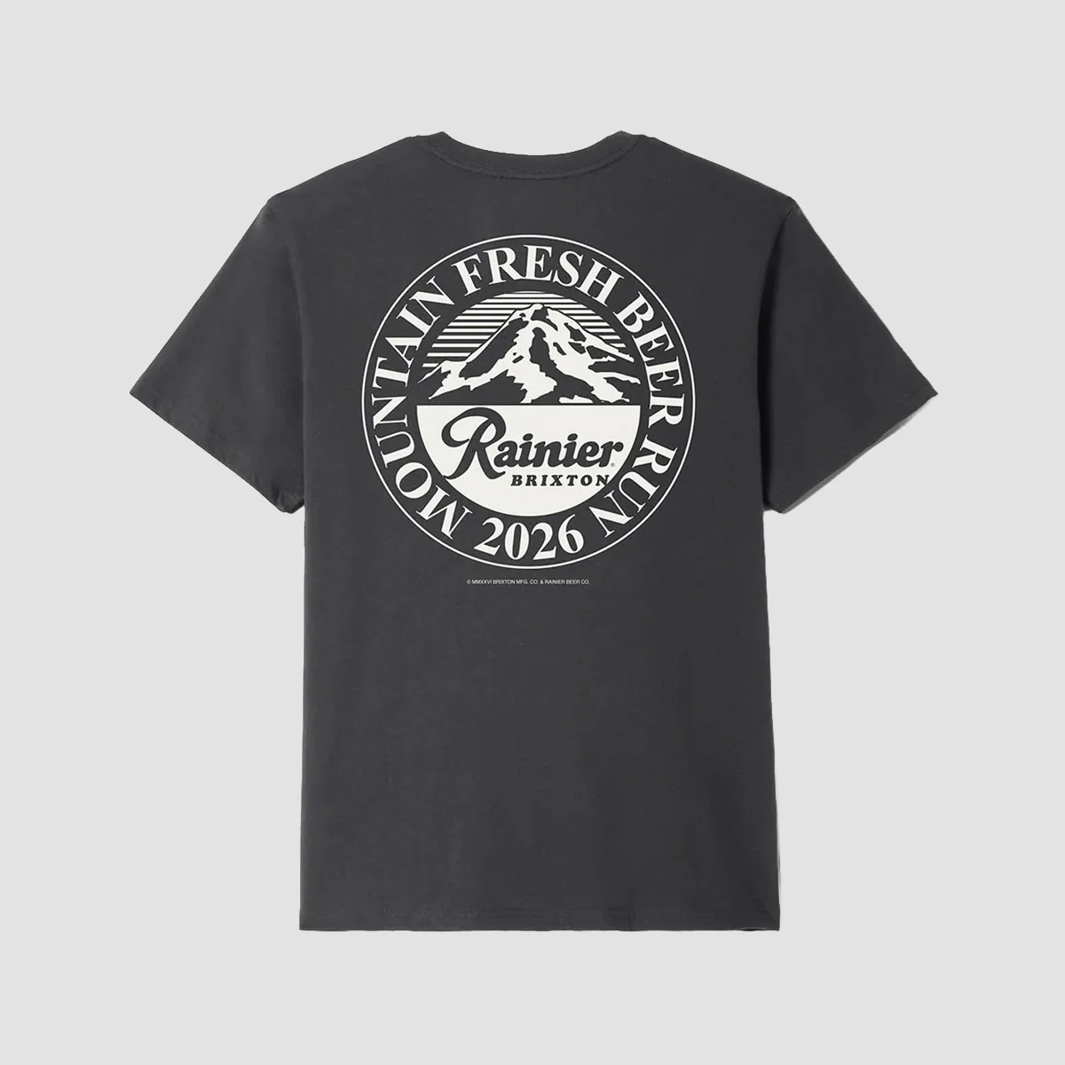 Brixton Rainier Beer Run T-Shirt Black