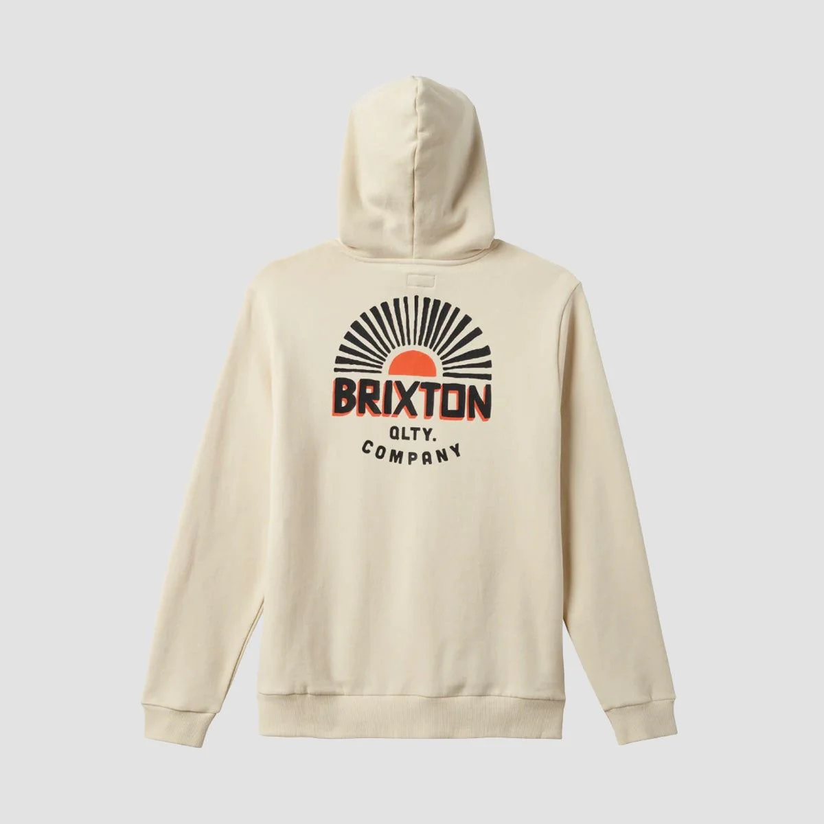 Brixton Rising Sun Pullover Hoodie Whitecap - Image 2