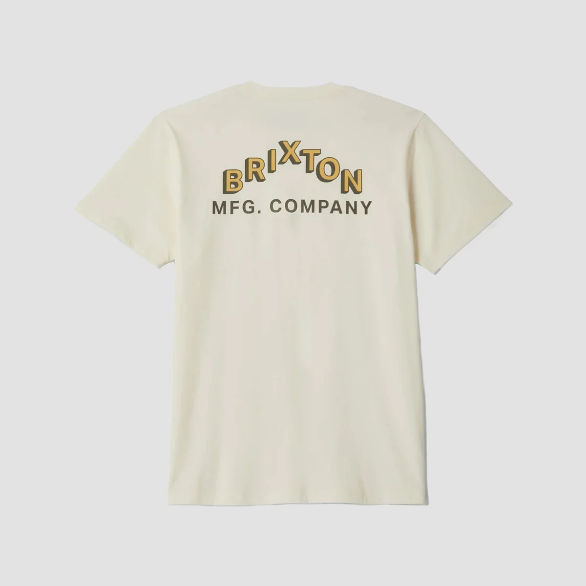 Brixton Roman Pocket T-Shirt White