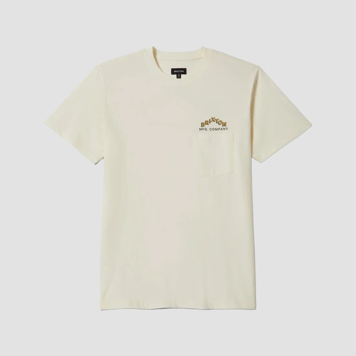Brixton Roman Pocket T-Shirt White - Image 2