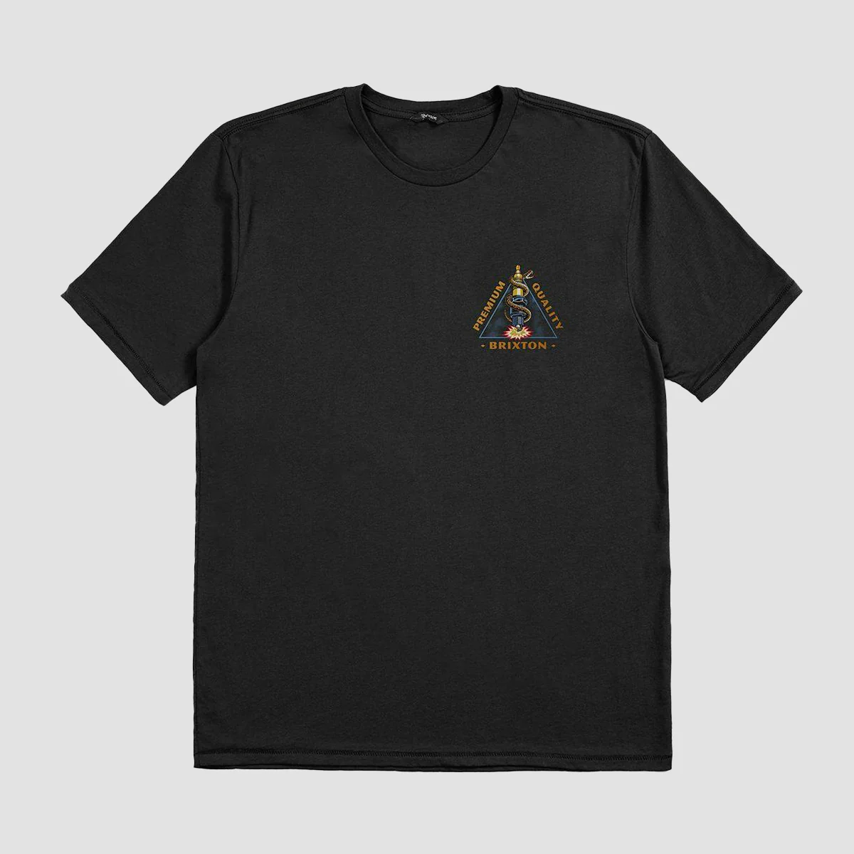 Brixton Sparky Tailored T-Shirt Black - Image 2