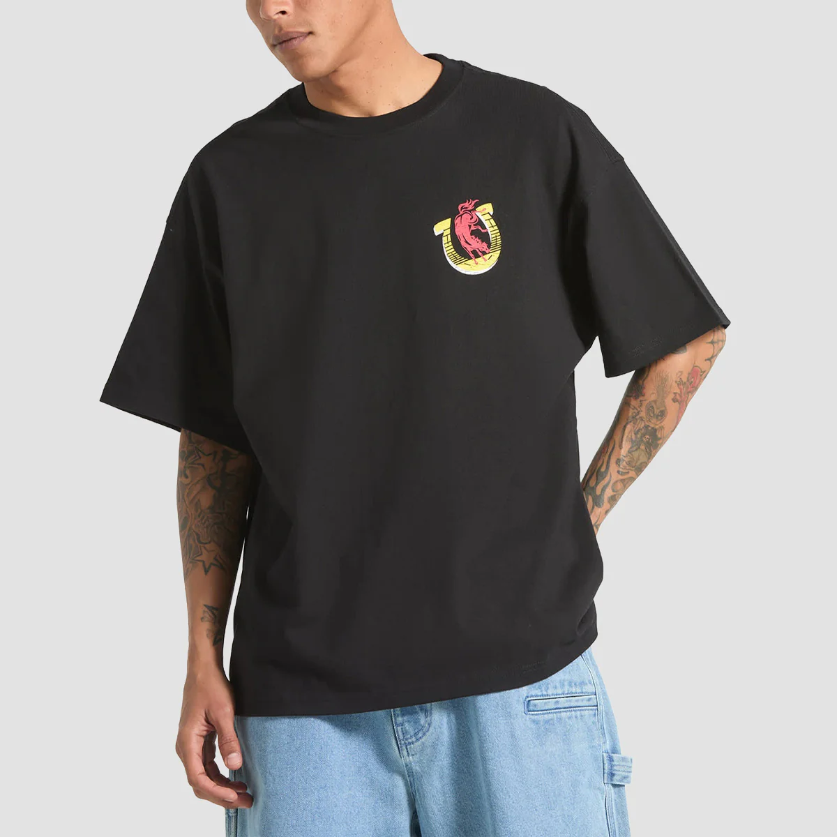 Brixton X Colt 45 Everytime Oversize T-Shirt Black - Image 2