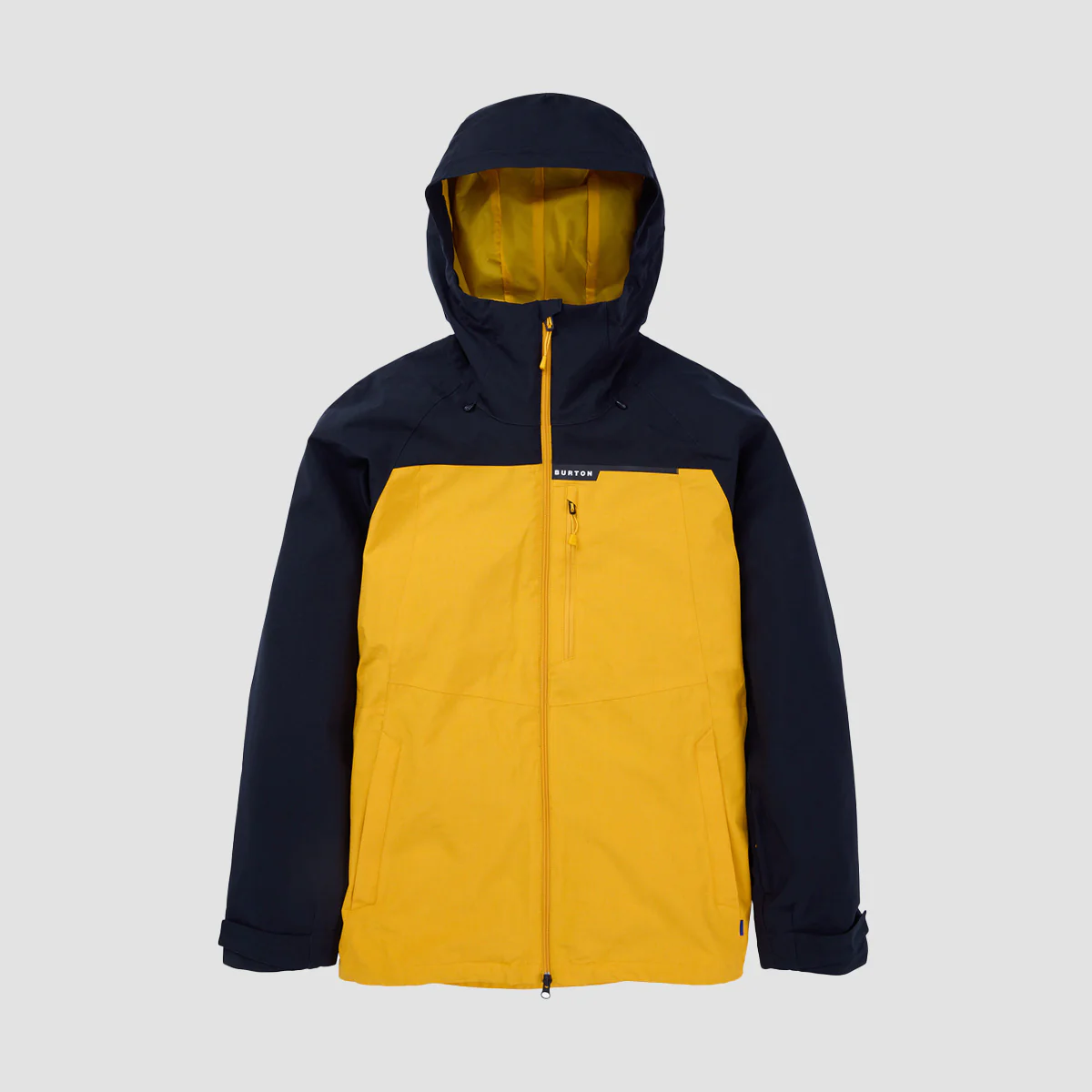 Burton Lodgepole 2L Snow Jacket True Black/Goldenrod - Image 3