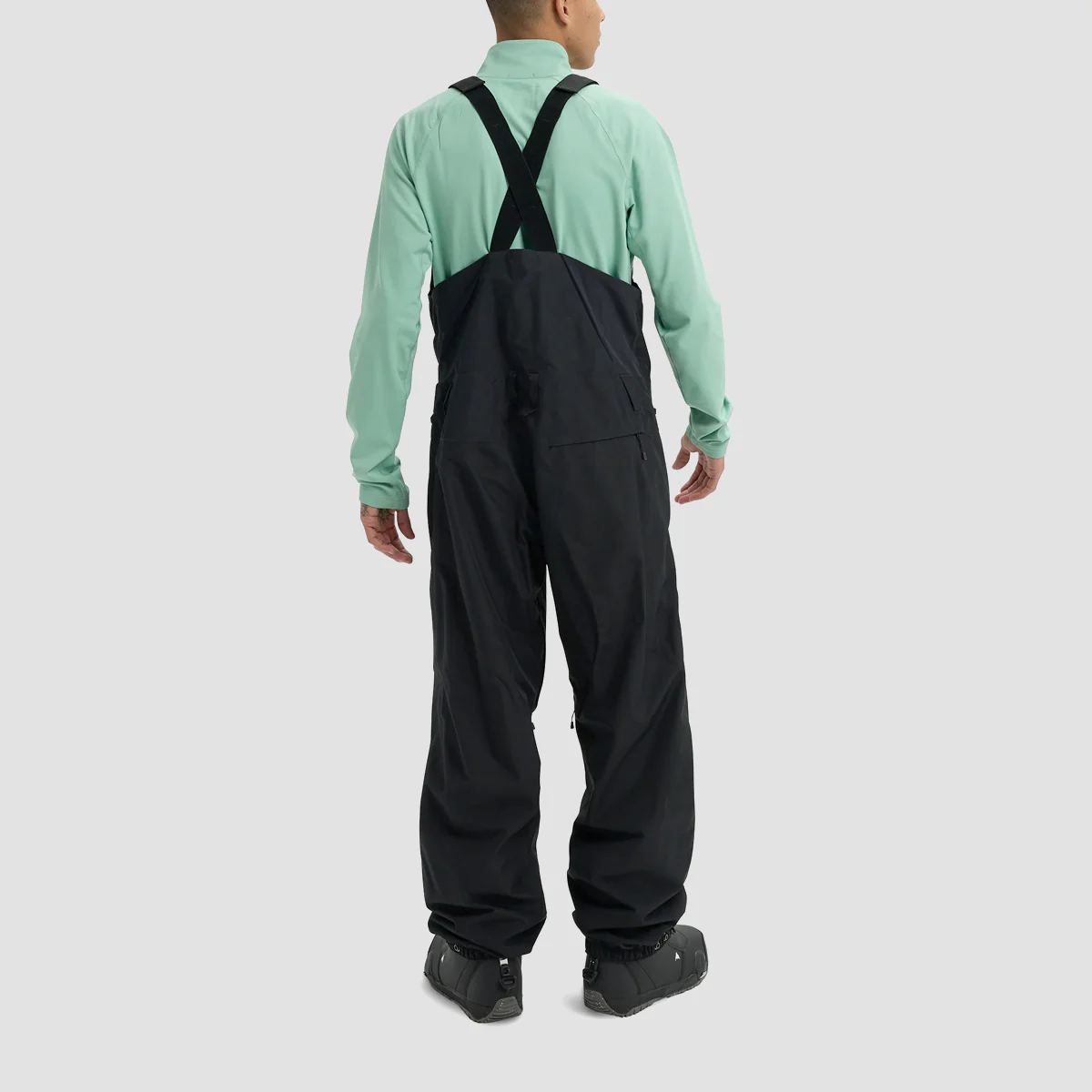 Burton Reserve 2L Relaxed Snow Bib Pants True Black - Image 2