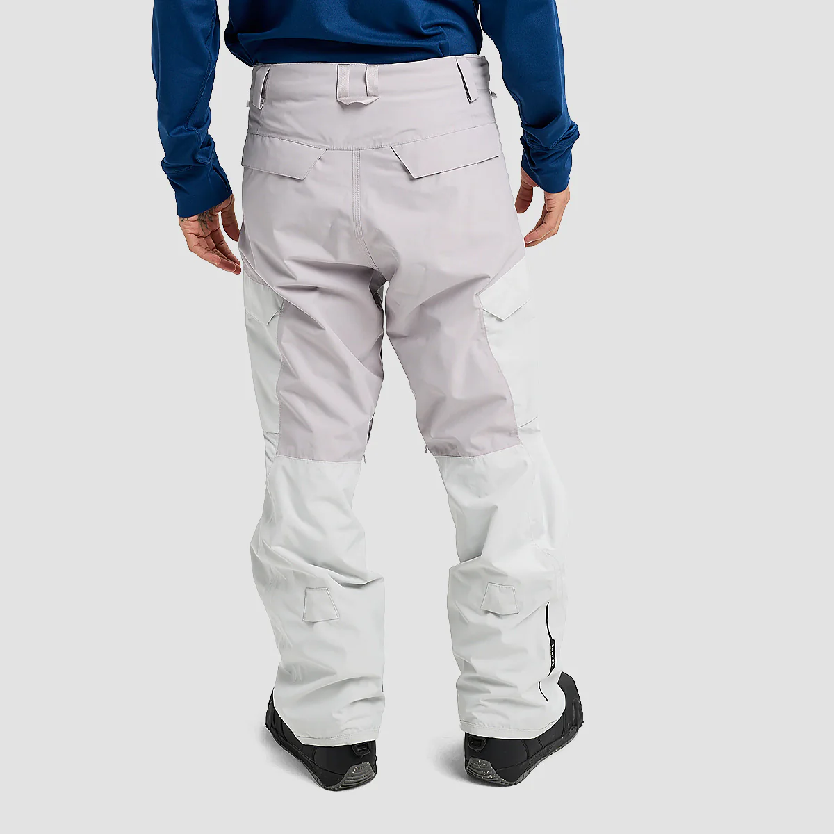 Burton Reserve 2L Snow Pants Gray Cloud/Washed Lavender - Image 2
