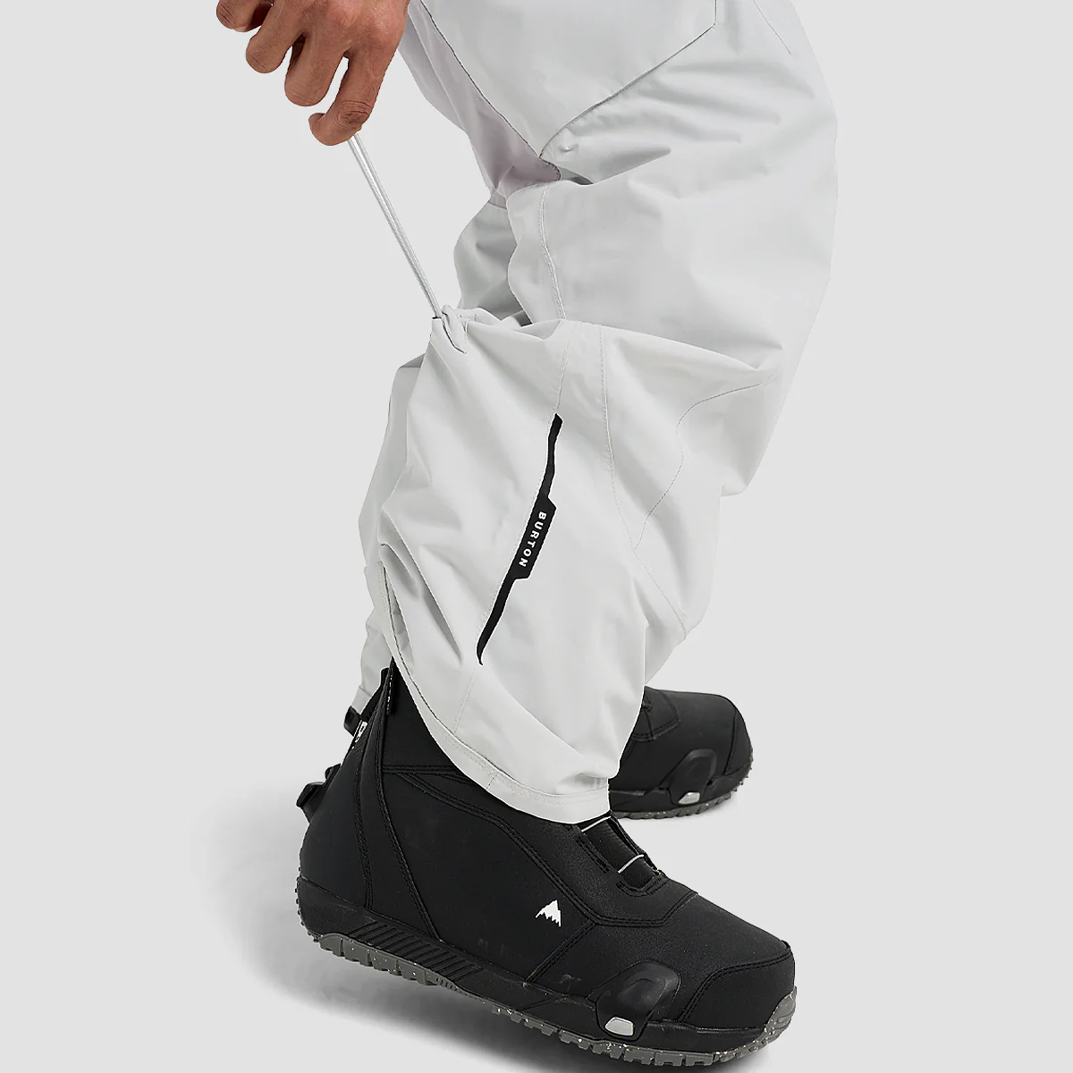Burton Reserve 2L Snow Pants Gray Cloud/Washed Lavender - Image 4