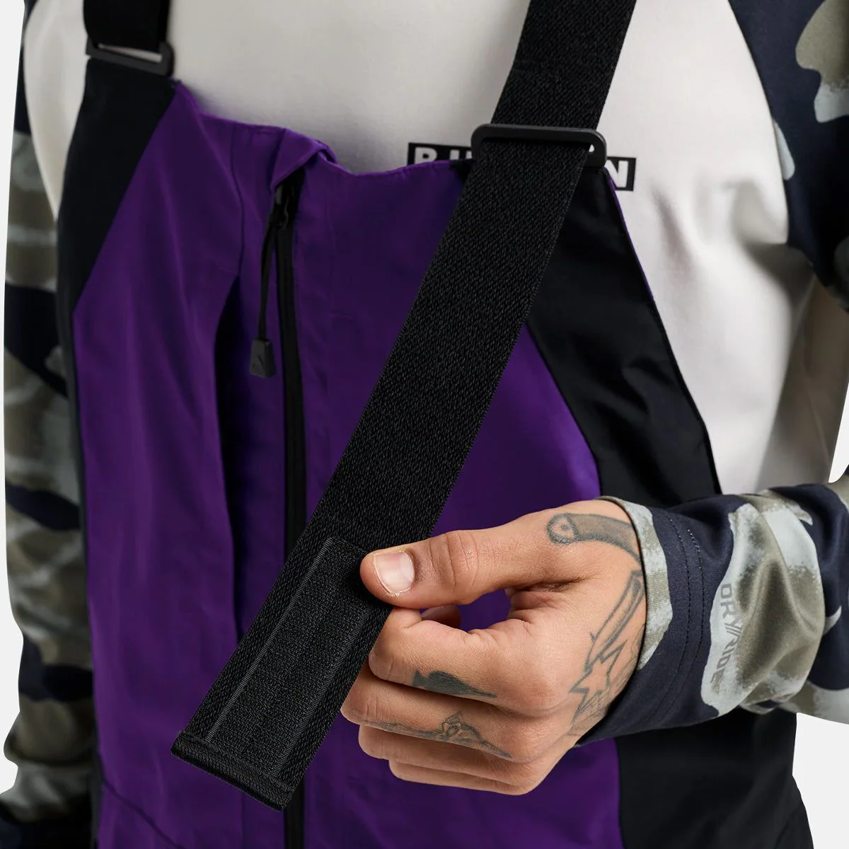 Burton Reserve GORE-TEX 2L Snow Bib Pants Prism Violet/True Black - Image 3