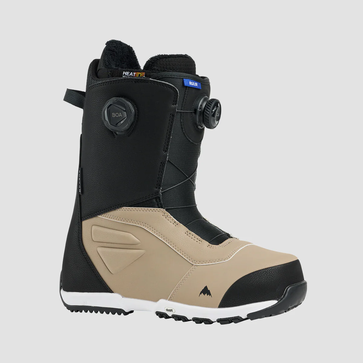 Burton Ruler BOA Snowboard Boots Black/Summit Taupe