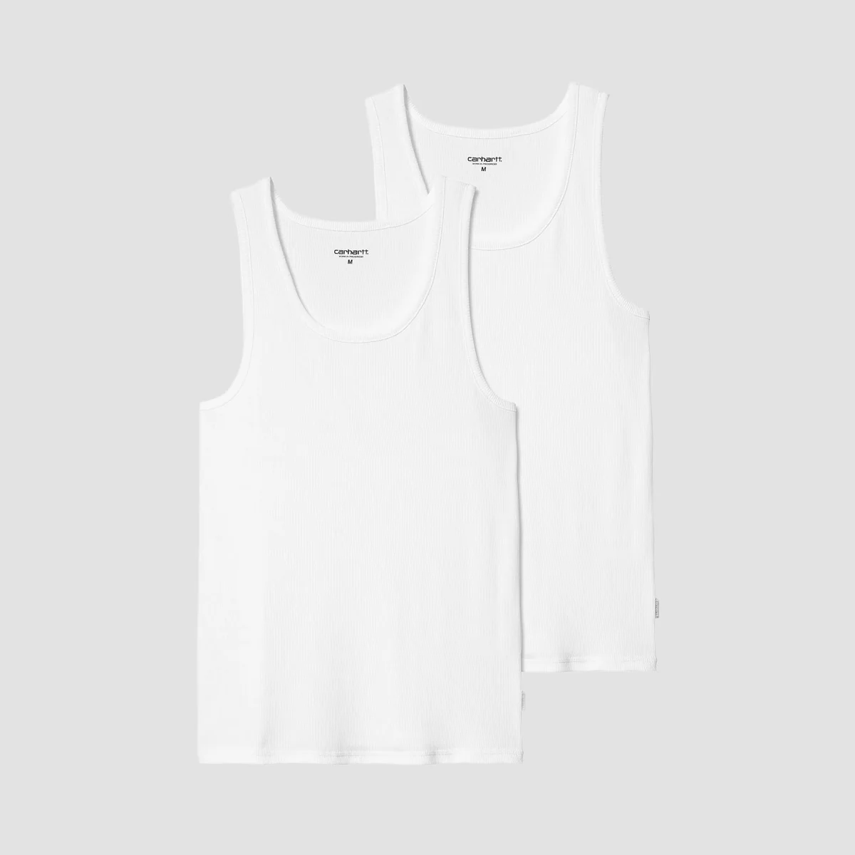 Carhartt WIP A-Shirt Vest 2-Pack White/White - Image 2