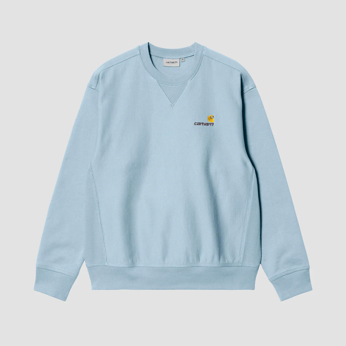 Carhartt WIP American Script Crew Sweatshirt Frosted Blue