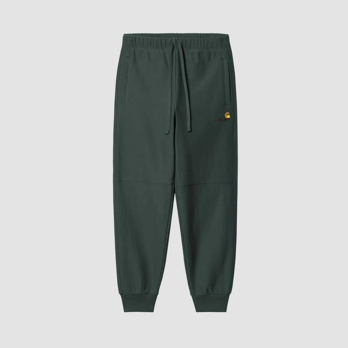 Carhartt WIP American Script Jogging Pant Kale Green - Image 2