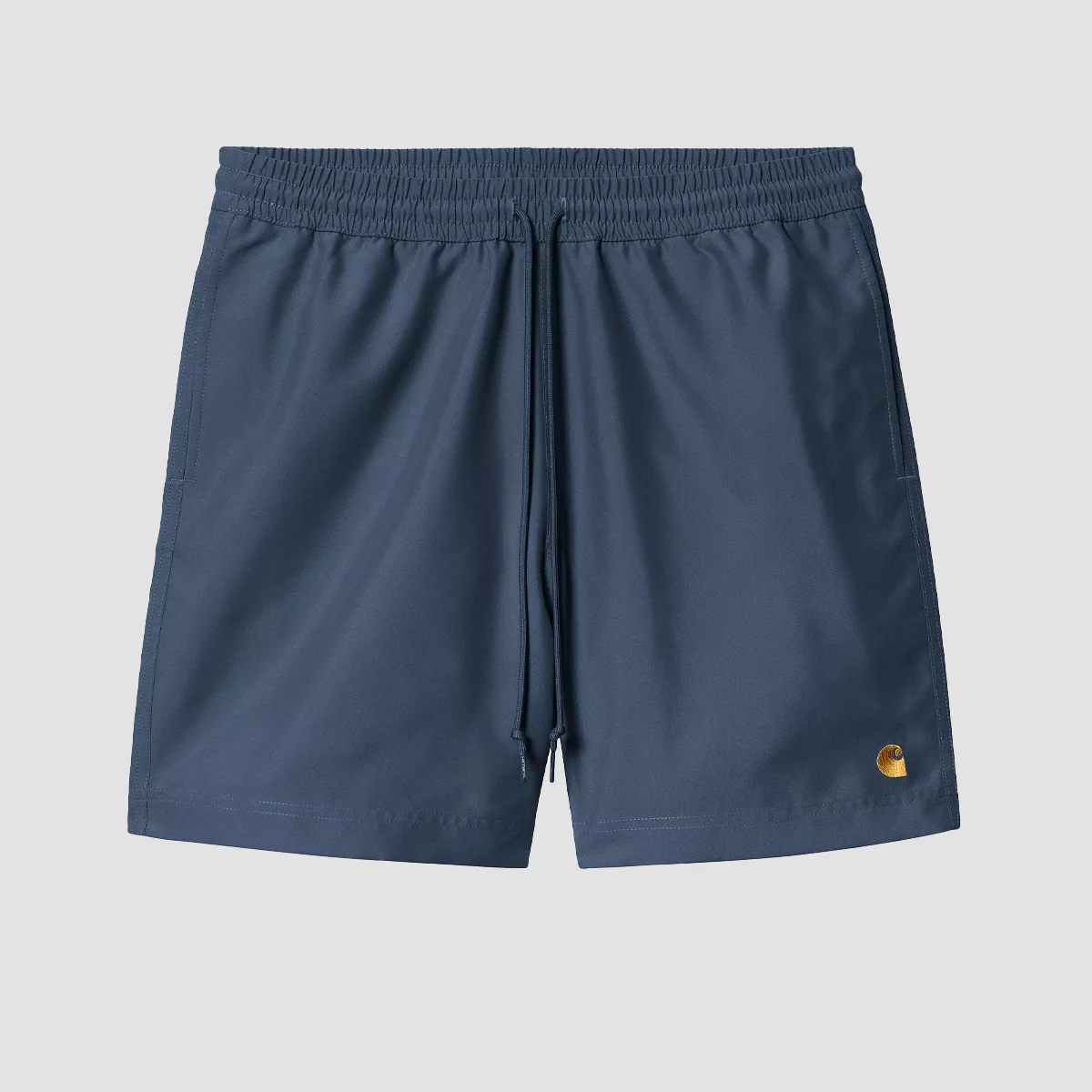 Carhartt WIP Chase Swim Trunks Dusky Blue/Gold