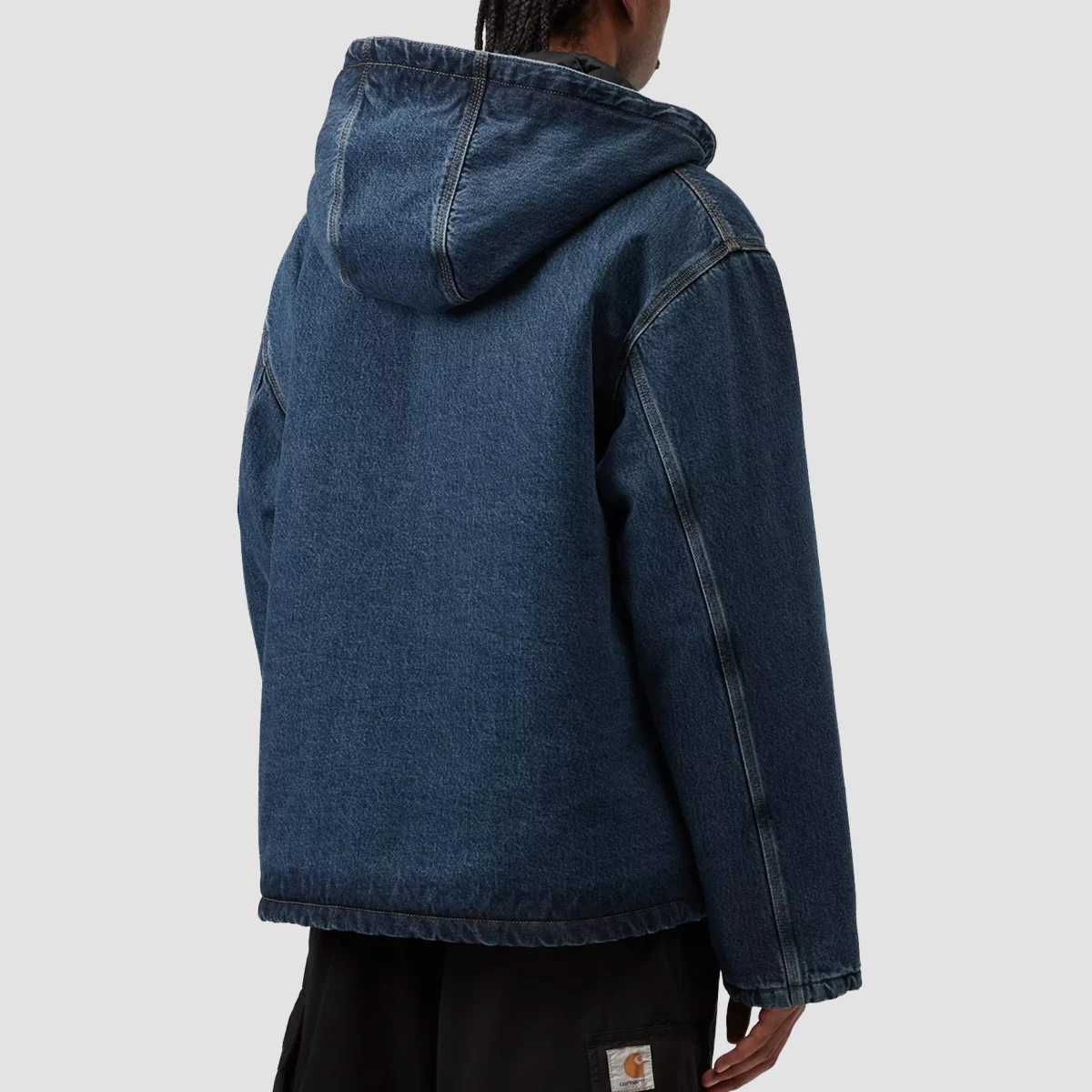 Carhartt WIP Cleveland Jacket Blue Stone Washed - Image 3