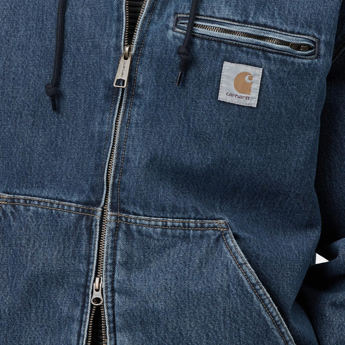 Carhartt WIP Cleveland Jacket Blue Stone Washed - Image 4